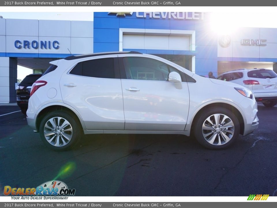 2017 Buick Encore Preferred White Frost Tricoat / Ebony Photo #8