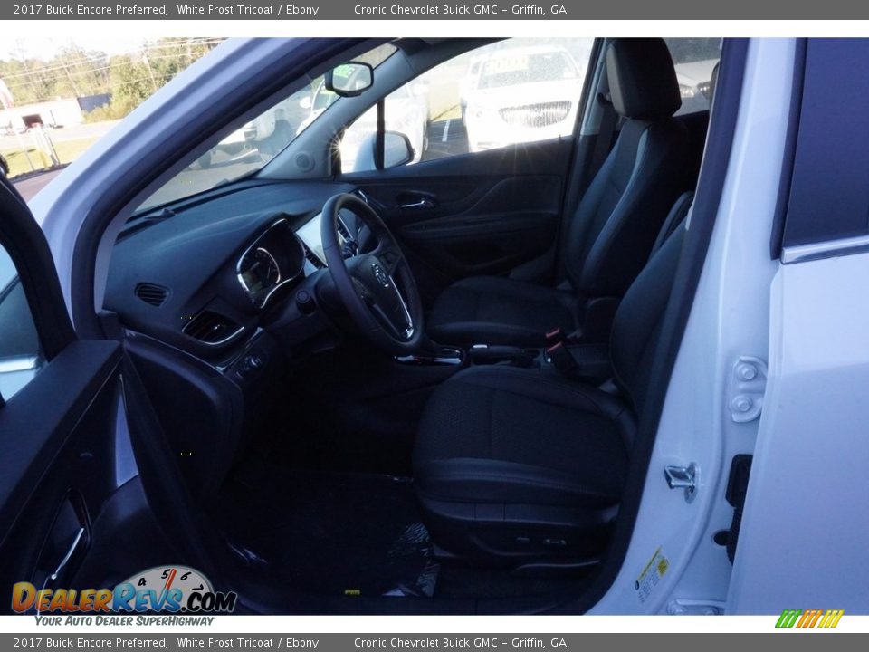 2017 Buick Encore Preferred White Frost Tricoat / Ebony Photo #9