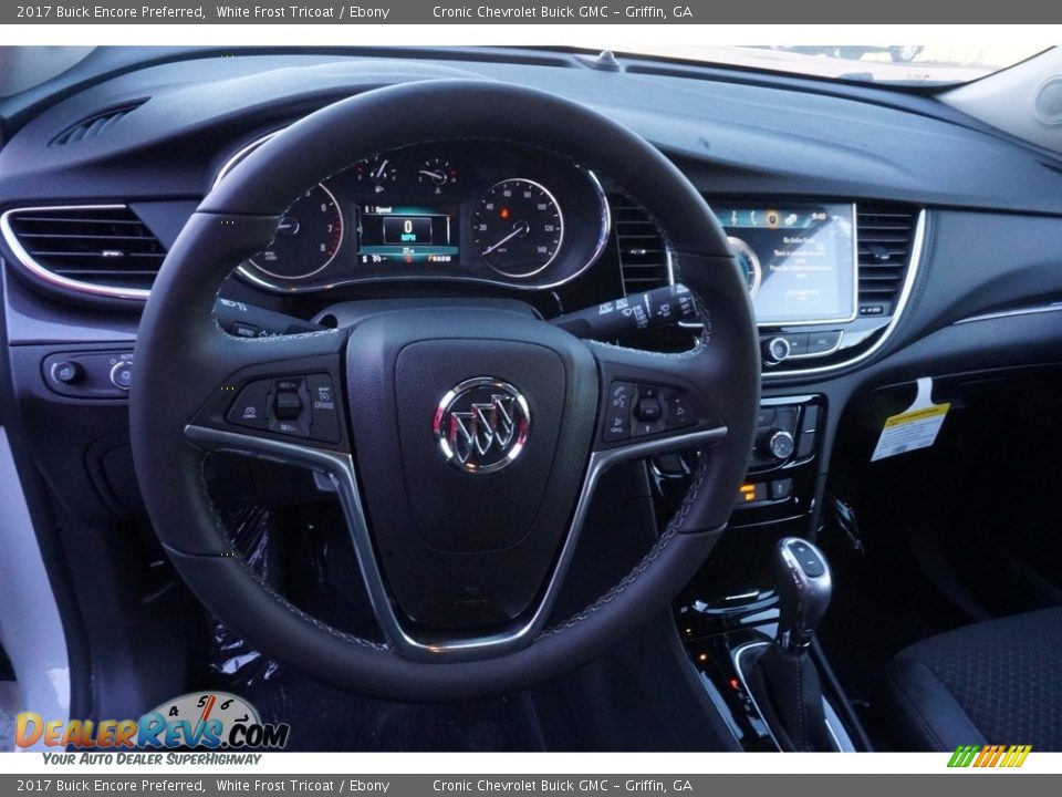 2017 Buick Encore Preferred White Frost Tricoat / Ebony Photo #10