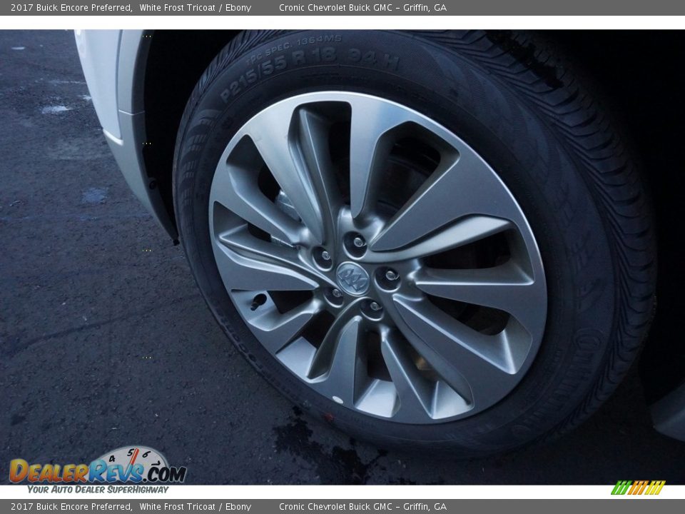 2017 Buick Encore Preferred White Frost Tricoat / Ebony Photo #11