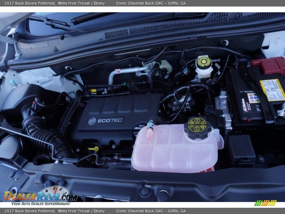 2017 Buick Encore Preferred White Frost Tricoat / Ebony Photo #12