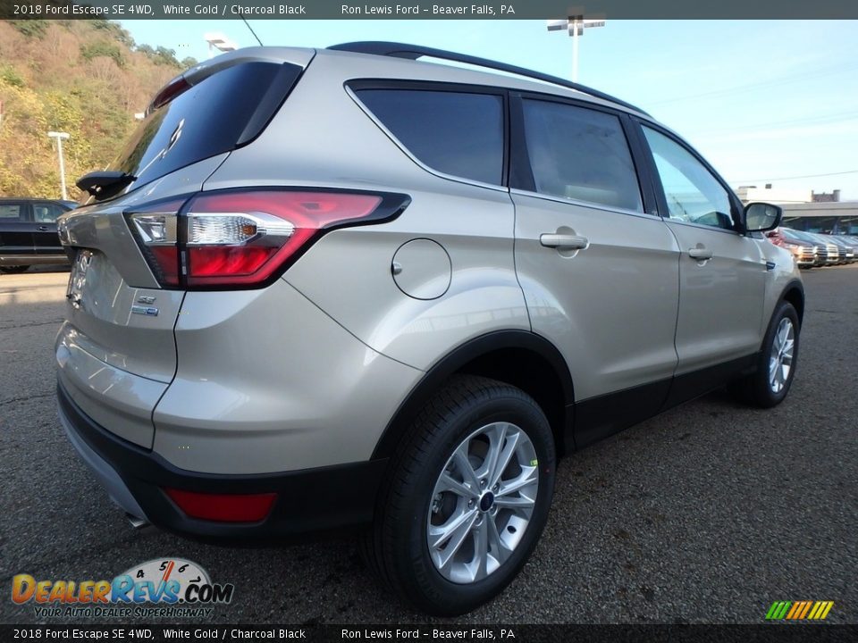 2018 Ford Escape SE 4WD White Gold / Charcoal Black Photo #2