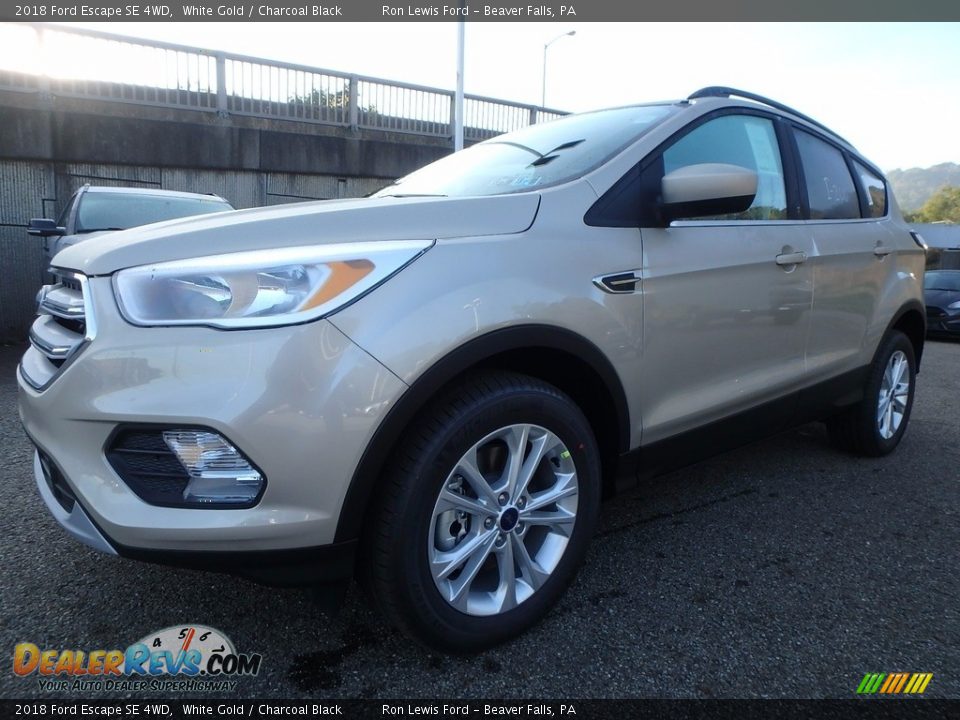 2018 Ford Escape SE 4WD White Gold / Charcoal Black Photo #7