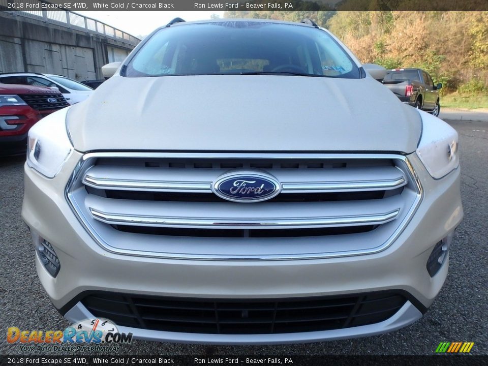 2018 Ford Escape SE 4WD White Gold / Charcoal Black Photo #8