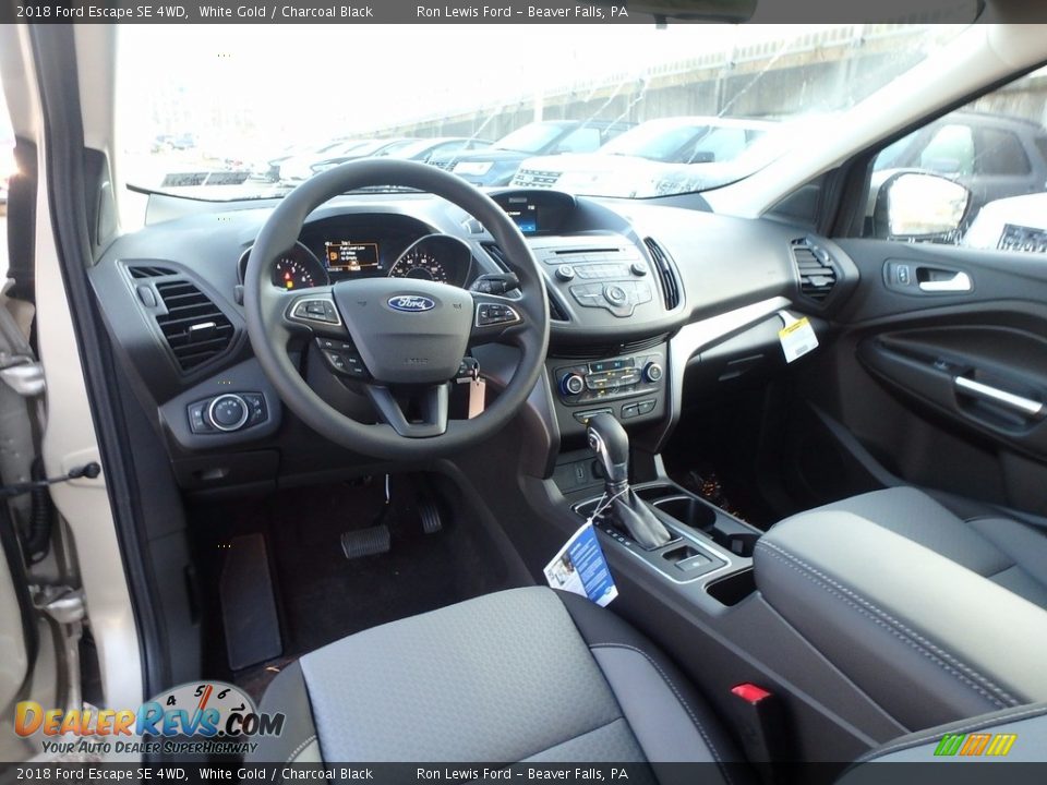 2018 Ford Escape SE 4WD White Gold / Charcoal Black Photo #13