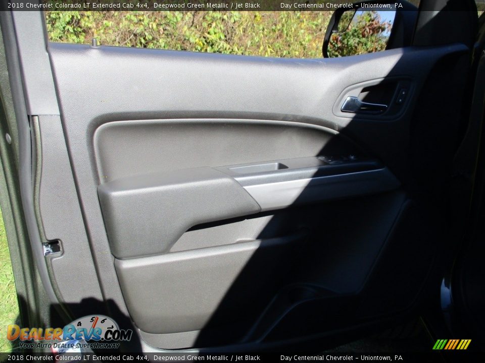 2018 Chevrolet Colorado LT Extended Cab 4x4 Deepwood Green Metallic / Jet Black Photo #15