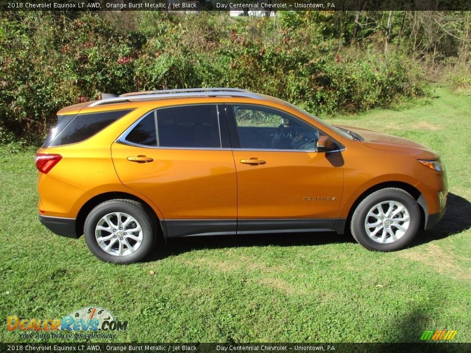 2018 Chevrolet Equinox LT AWD Orange Burst Metallic / Jet Black Photo #2