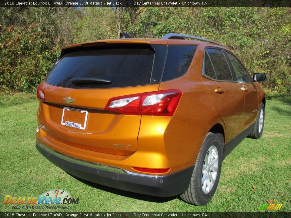 2018 Chevrolet Equinox LT AWD Orange Burst Metallic / Jet Black Photo #3
