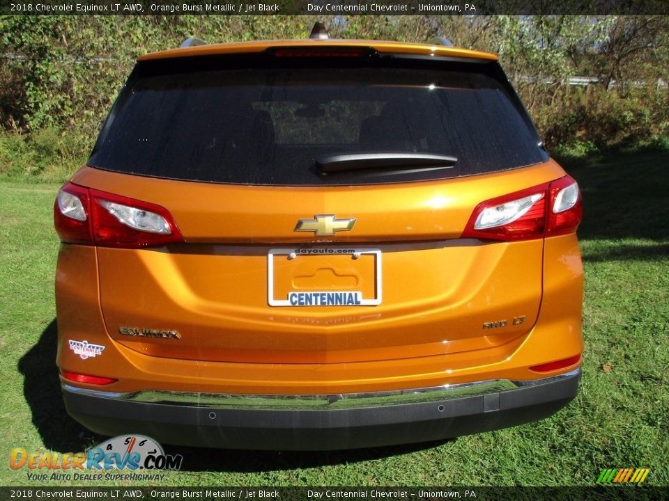 2018 Chevrolet Equinox LT AWD Orange Burst Metallic / Jet Black Photo #4