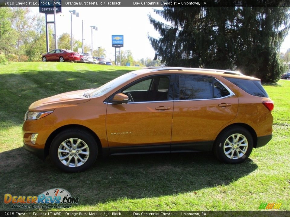 2018 Chevrolet Equinox LT AWD Orange Burst Metallic / Jet Black Photo #5