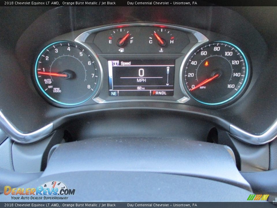 2018 Chevrolet Equinox LT AWD Orange Burst Metallic / Jet Black Photo #6