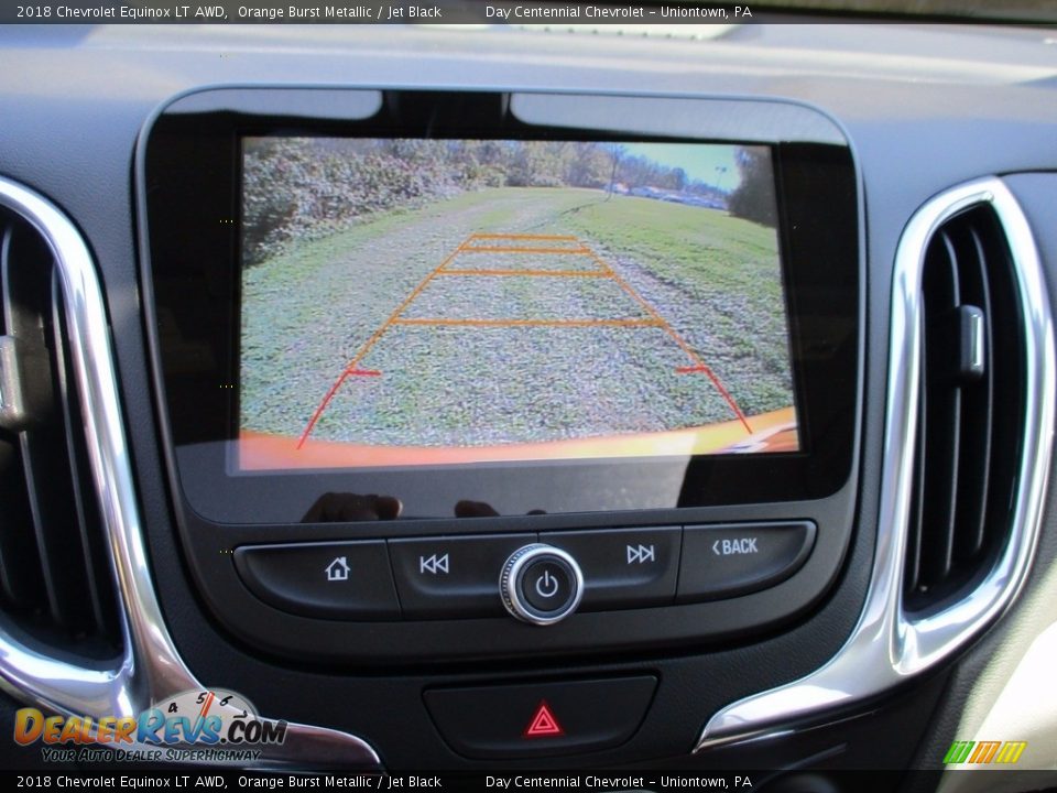 2018 Chevrolet Equinox LT AWD Orange Burst Metallic / Jet Black Photo #8