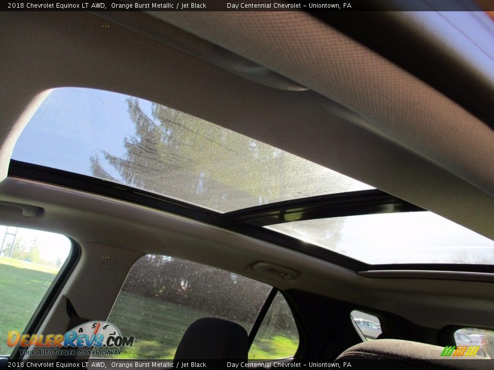 2018 Chevrolet Equinox LT AWD Orange Burst Metallic / Jet Black Photo #9