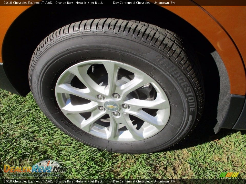 2018 Chevrolet Equinox LT AWD Orange Burst Metallic / Jet Black Photo #10