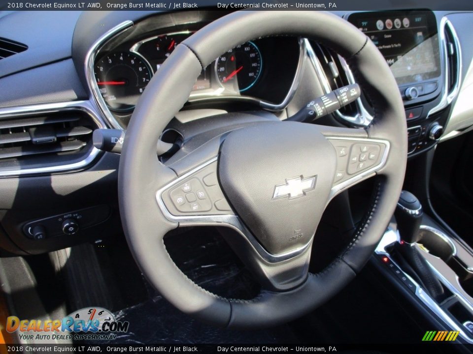 2018 Chevrolet Equinox LT AWD Orange Burst Metallic / Jet Black Photo #13