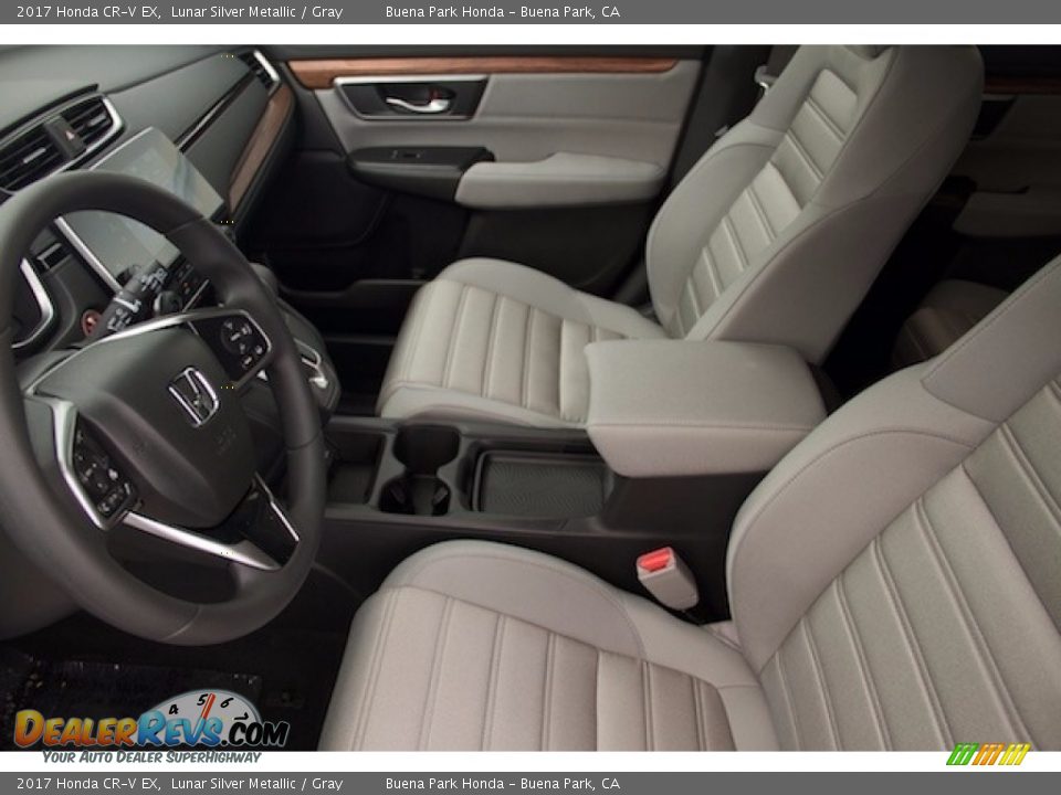 2017 Honda CR-V EX Lunar Silver Metallic / Gray Photo #7
