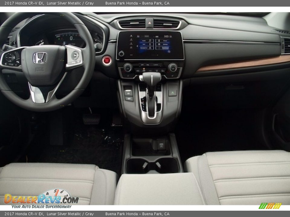 2017 Honda CR-V EX Lunar Silver Metallic / Gray Photo #11
