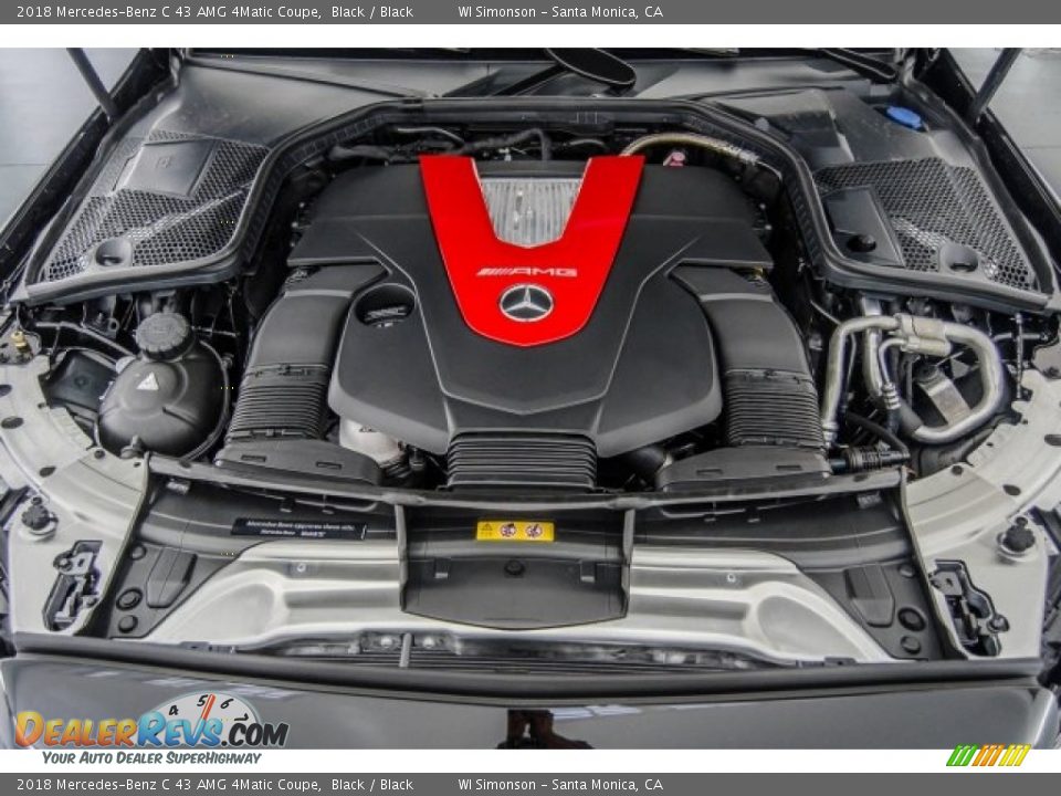 2018 Mercedes-Benz C 43 AMG 4Matic Coupe 3.0 Liter AMG biturbo DOHC 24-Valve VVT V6 Engine Photo #8