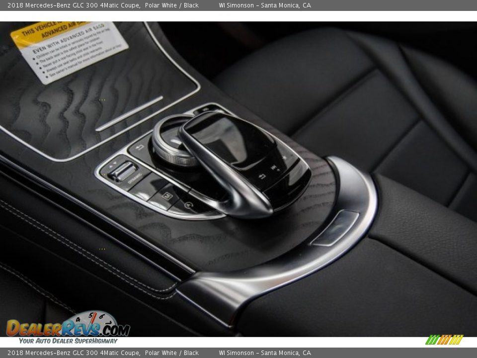 2018 Mercedes-Benz GLC 300 4Matic Coupe Polar White / Black Photo #7