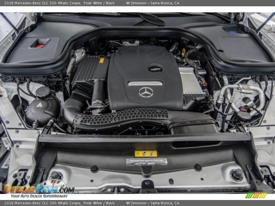 2018 Mercedes-Benz GLC 300 4Matic Coupe Polar White / Black Photo #8