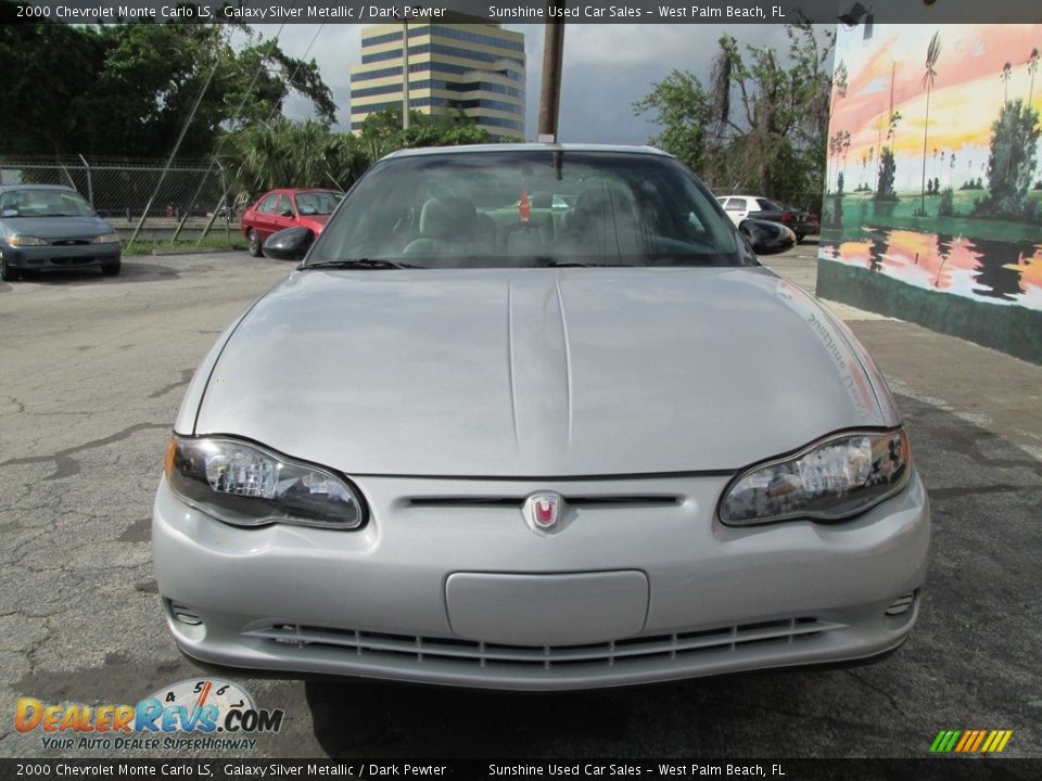 2000 Chevrolet Monte Carlo LS Galaxy Silver Metallic / Dark Pewter Photo #4