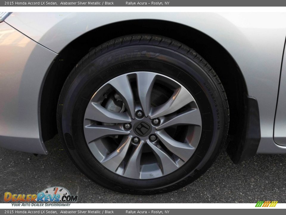 2015 Honda Accord LX Sedan Alabaster Silver Metallic / Black Photo #7