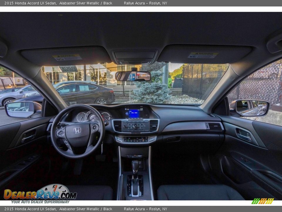 2015 Honda Accord LX Sedan Alabaster Silver Metallic / Black Photo #11