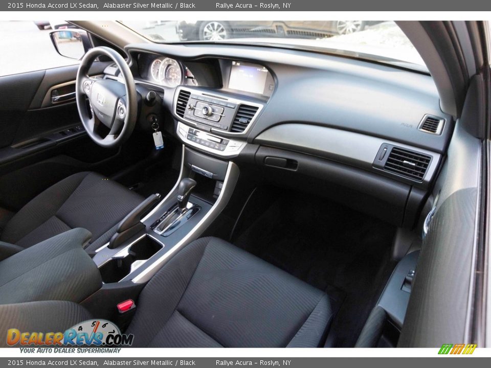 2015 Honda Accord LX Sedan Alabaster Silver Metallic / Black Photo #12