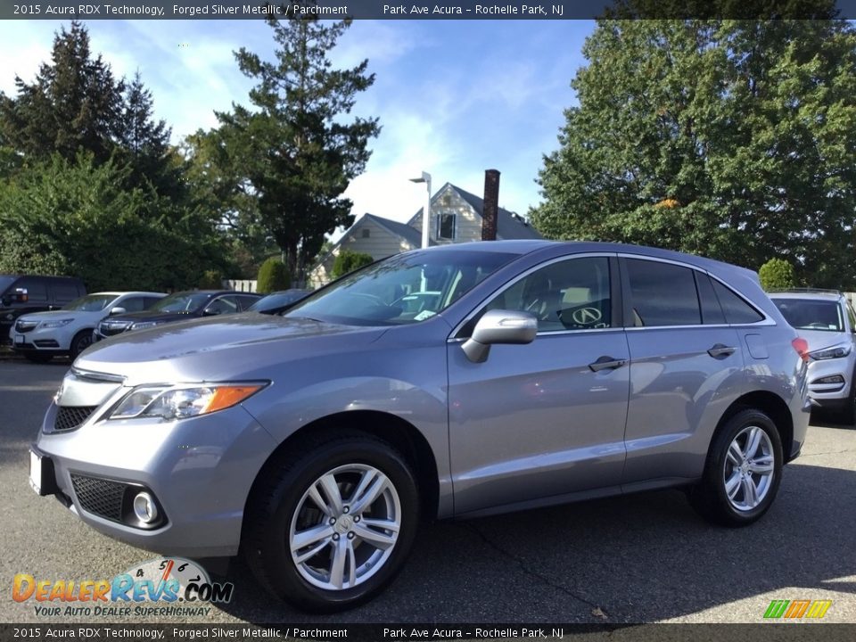 2015 Acura RDX Technology Forged Silver Metallic / Parchment Photo #7