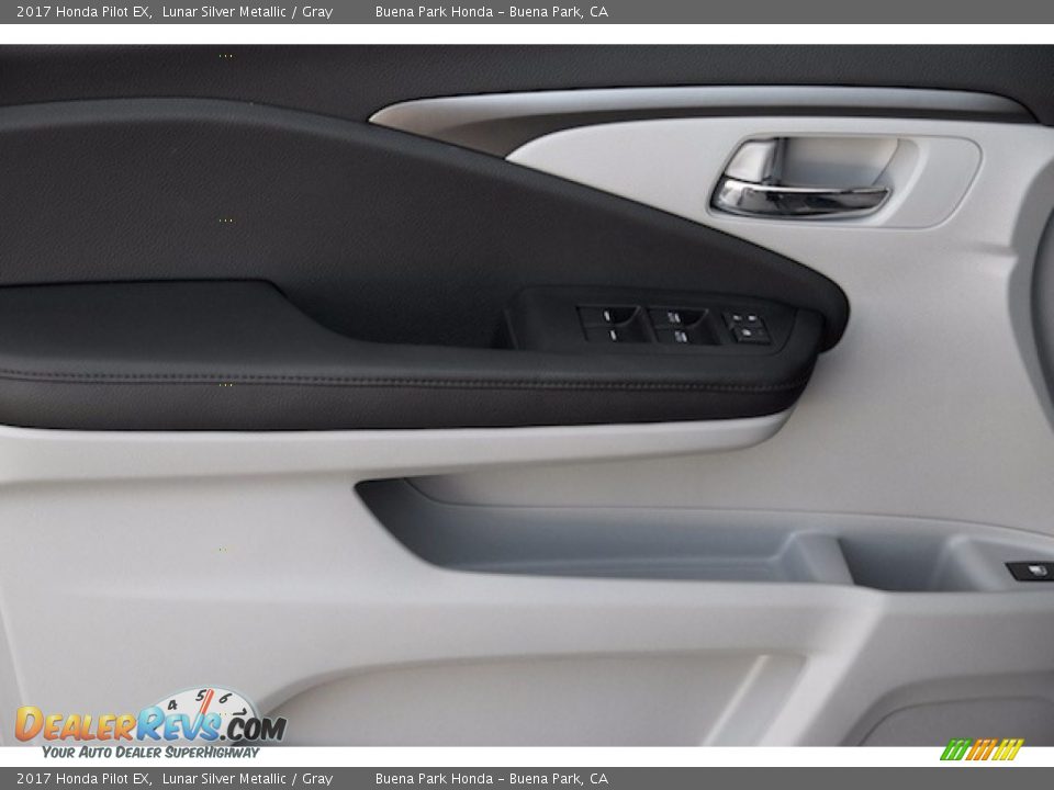 2017 Honda Pilot EX Lunar Silver Metallic / Gray Photo #8