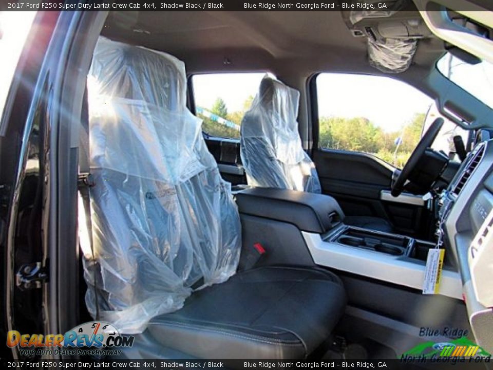 2017 Ford F250 Super Duty Lariat Crew Cab 4x4 Shadow Black / Black Photo #11