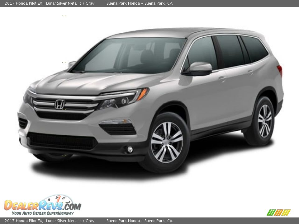 2017 Honda Pilot EX Lunar Silver Metallic / Gray Photo #20