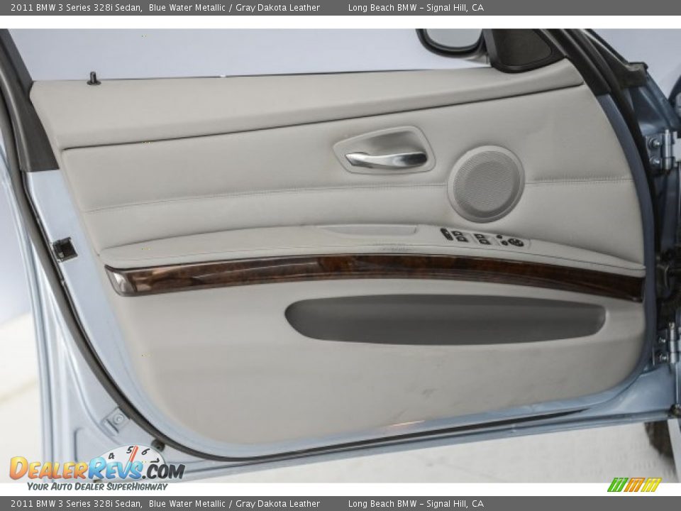 2011 BMW 3 Series 328i Sedan Blue Water Metallic / Gray Dakota Leather Photo #17