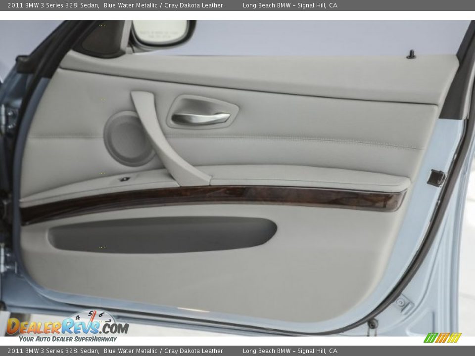 2011 BMW 3 Series 328i Sedan Blue Water Metallic / Gray Dakota Leather Photo #21