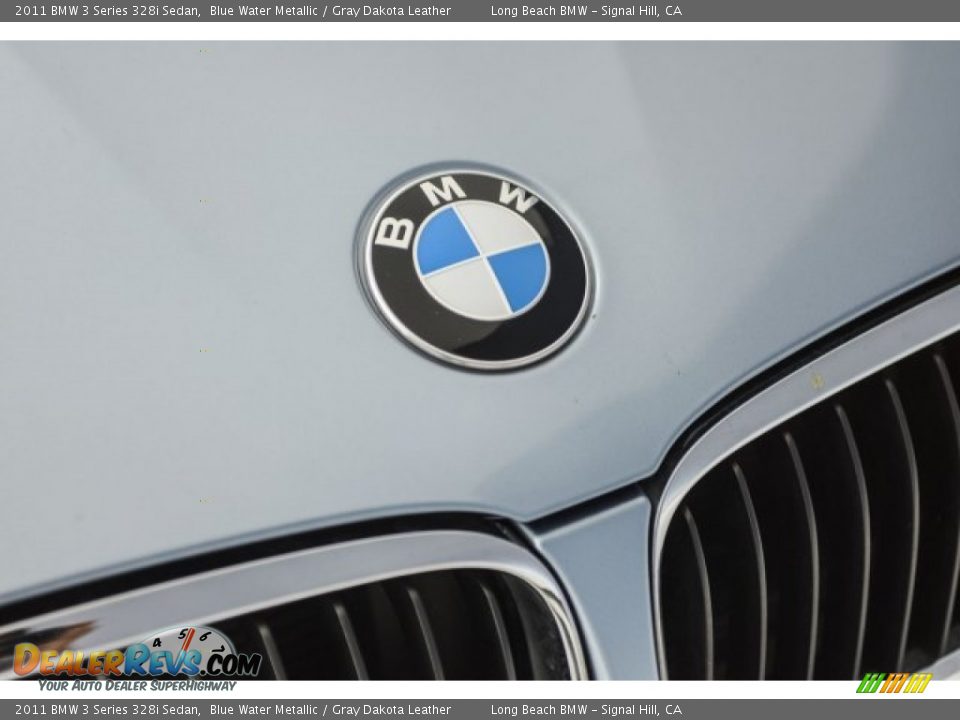2011 BMW 3 Series 328i Sedan Blue Water Metallic / Gray Dakota Leather Photo #23