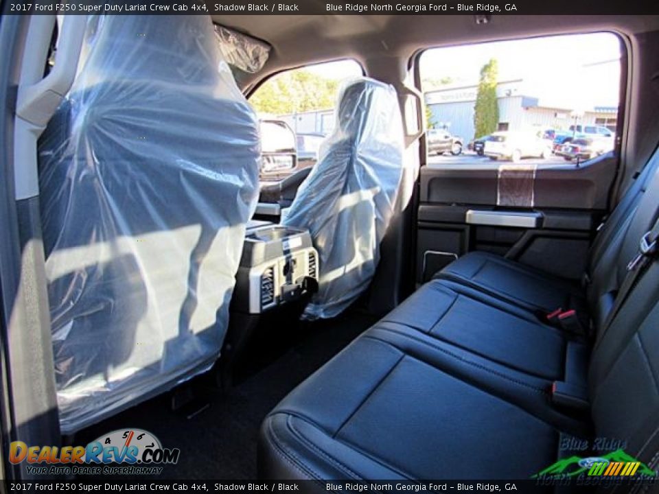 2017 Ford F250 Super Duty Lariat Crew Cab 4x4 Shadow Black / Black Photo #35