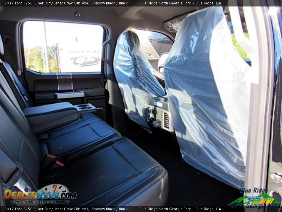 2017 Ford F250 Super Duty Lariat Crew Cab 4x4 Shadow Black / Black Photo #36