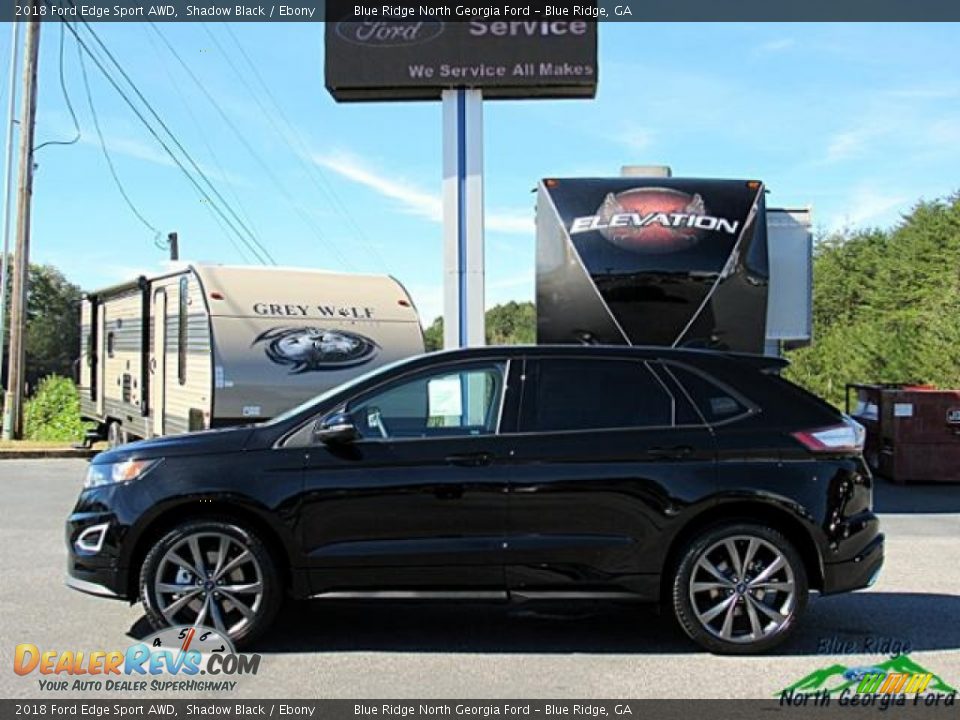 2018 Ford Edge Sport AWD Shadow Black / Ebony Photo #2