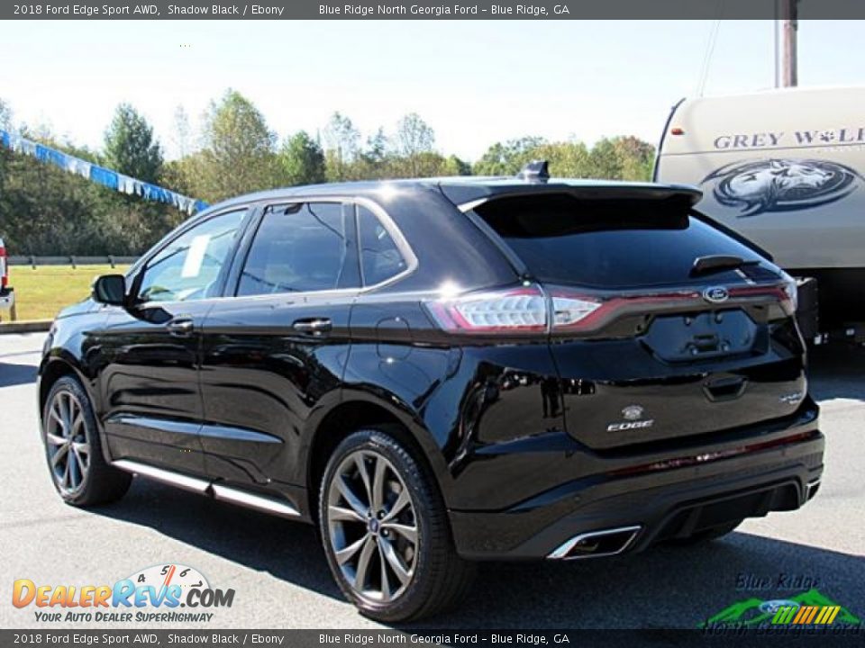 2018 Ford Edge Sport AWD Shadow Black / Ebony Photo #3
