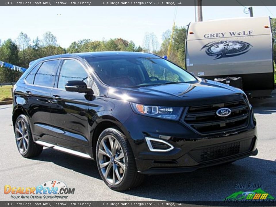 2018 Ford Edge Sport AWD Shadow Black / Ebony Photo #8