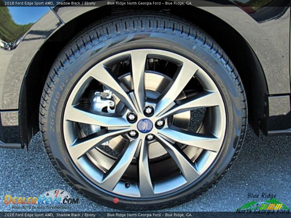 2018 Ford Edge Sport AWD Shadow Black / Ebony Photo #9