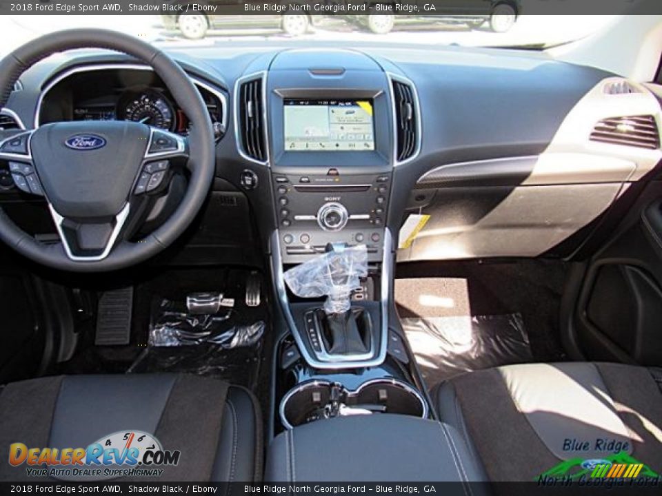 2018 Ford Edge Sport AWD Shadow Black / Ebony Photo #17