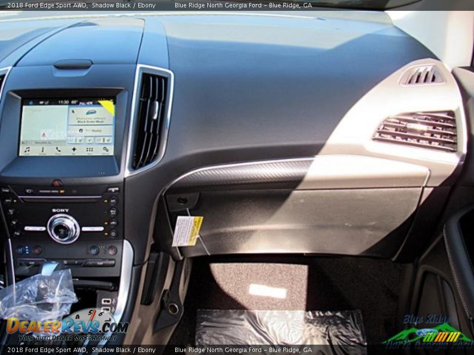 2018 Ford Edge Sport AWD Shadow Black / Ebony Photo #19