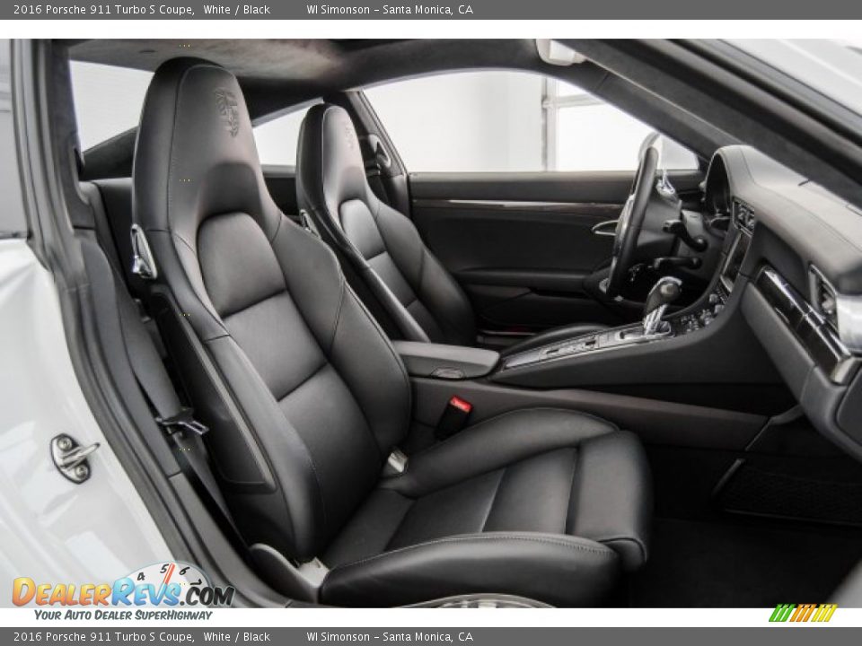 Front Seat of 2016 Porsche 911 Turbo S Coupe Photo #6