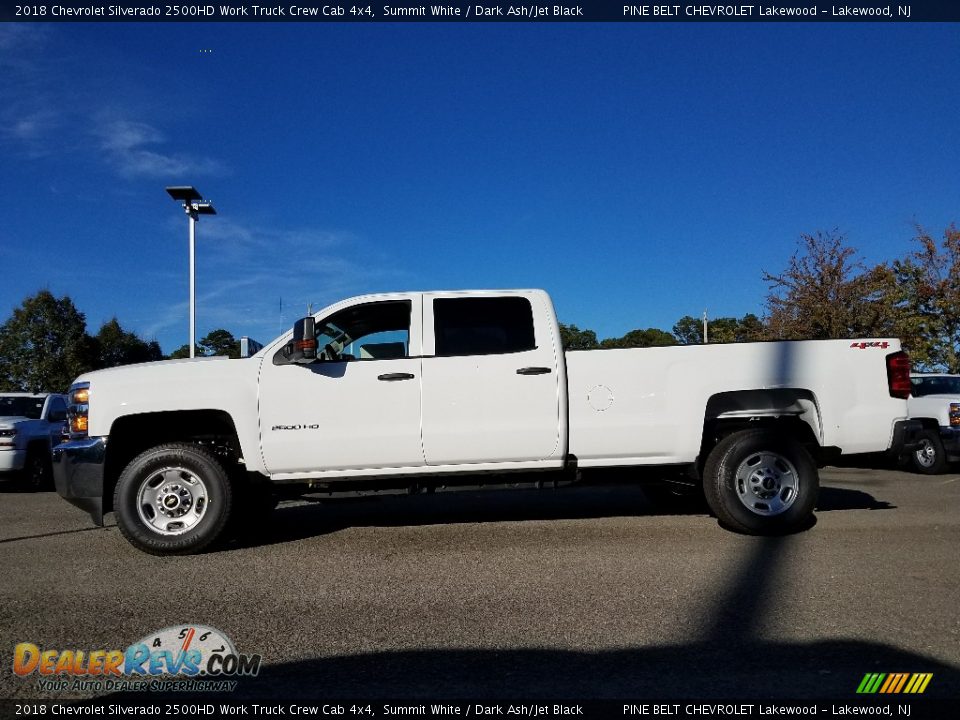 Summit White 2018 Chevrolet Silverado 2500HD Work Truck Crew Cab 4x4 Photo #3