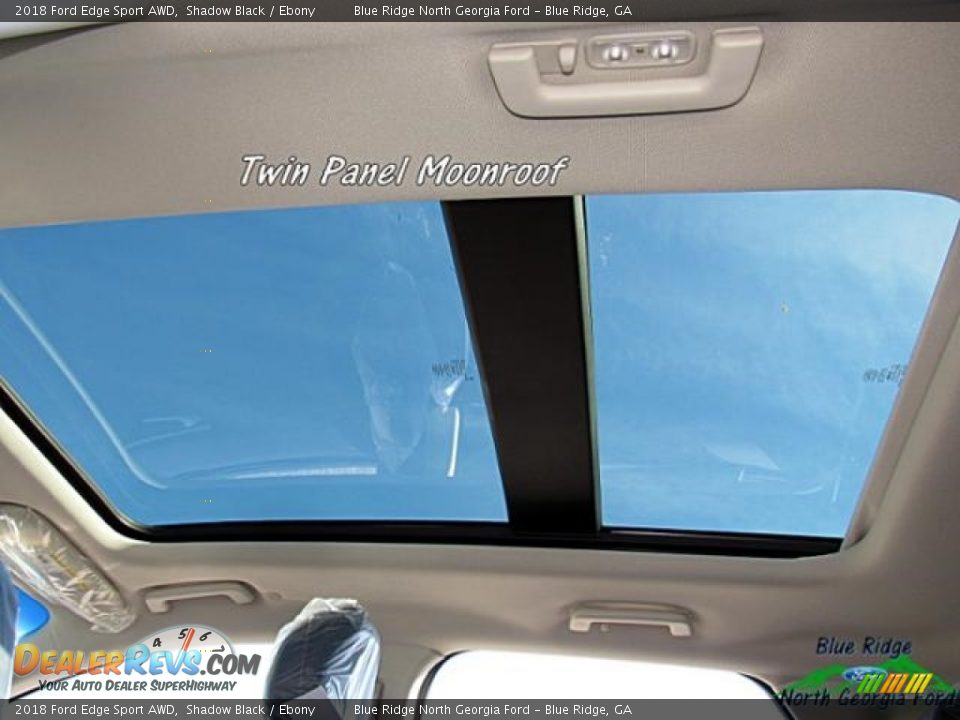 2018 Ford Edge Sport AWD Shadow Black / Ebony Photo #26