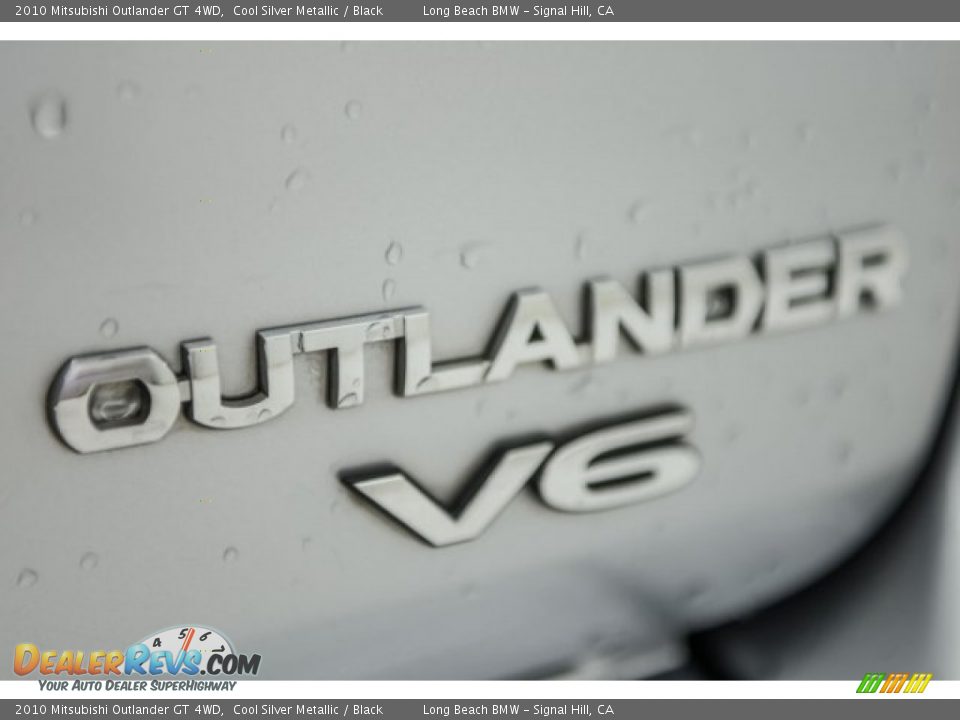2010 Mitsubishi Outlander GT 4WD Cool Silver Metallic / Black Photo #7
