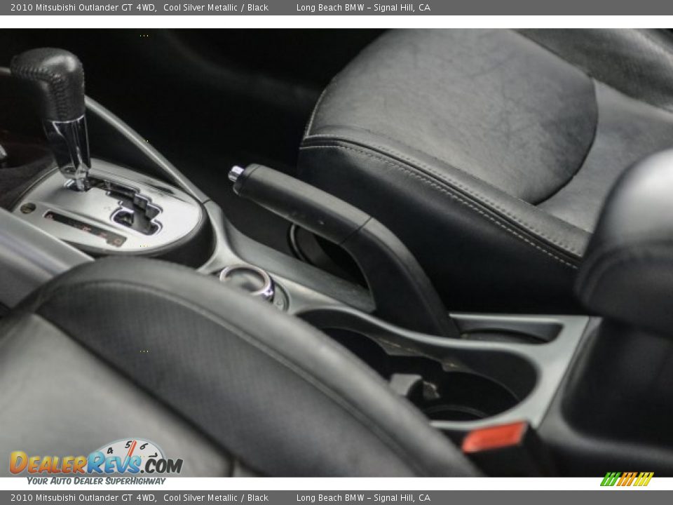 2010 Mitsubishi Outlander GT 4WD Cool Silver Metallic / Black Photo #9