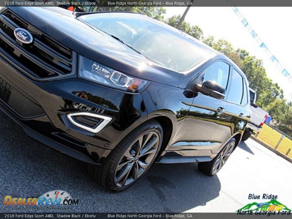 2018 Ford Edge Sport AWD Shadow Black / Ebony Photo #29