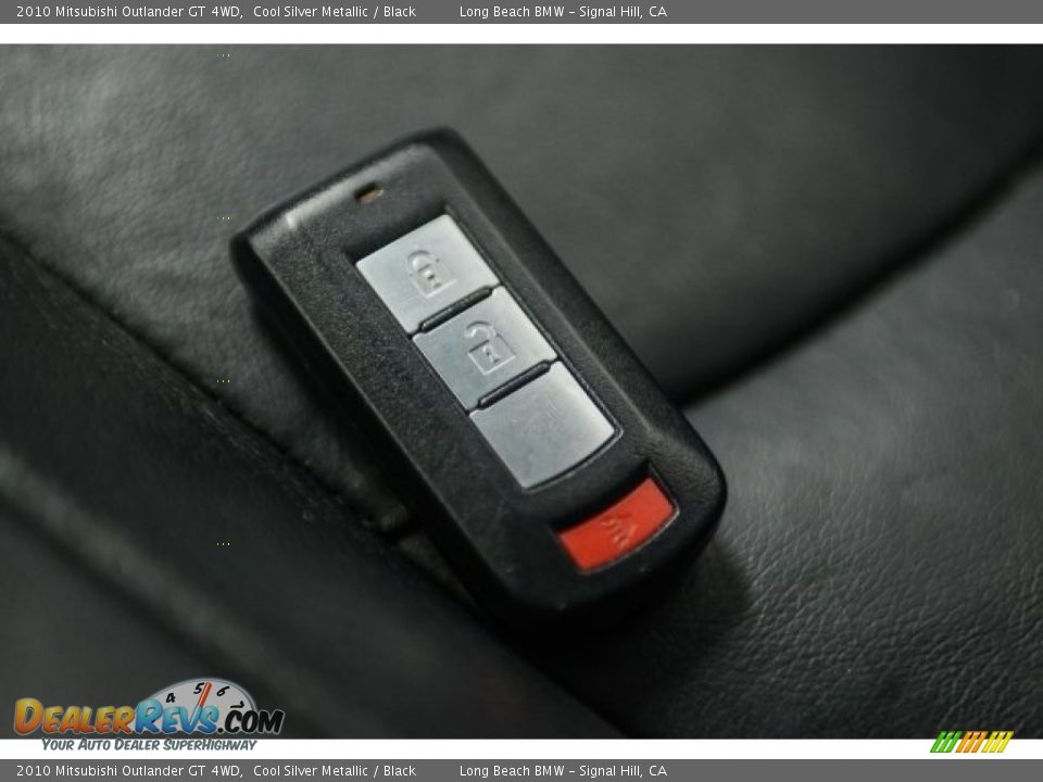 2010 Mitsubishi Outlander GT 4WD Cool Silver Metallic / Black Photo #11